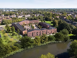 Luchtfoto nieuwbouwwijk Utrecht regio